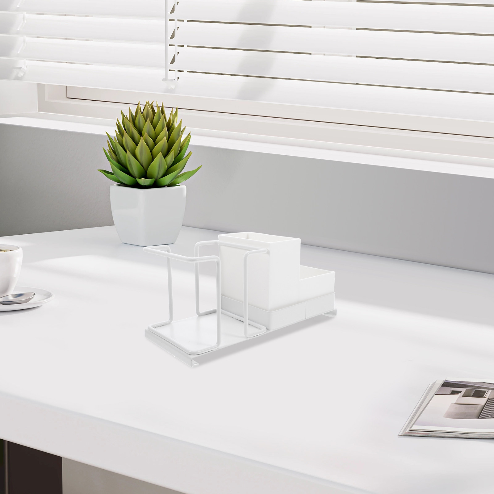 Coffee Tea Bags - Desktop Disposable Paper Cup Rack Carbon