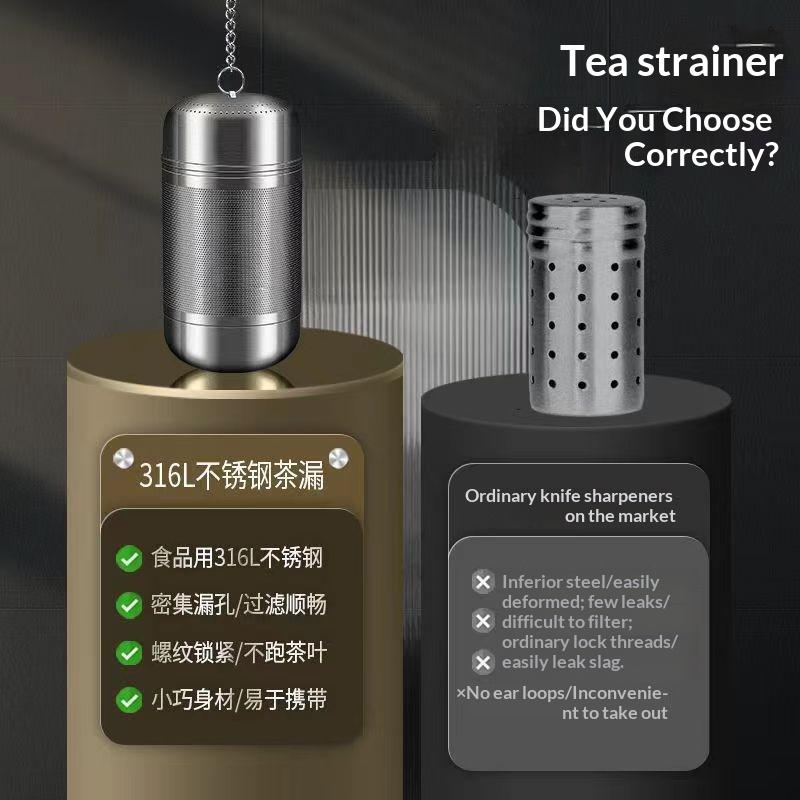Coffee Tea Leaf - Stainless Steel Tea Infuser Strainer Fine