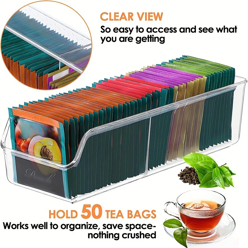 1pc Clear Tea Bag Organizer Bo - đánh giá và giá Coffee Tea Bags