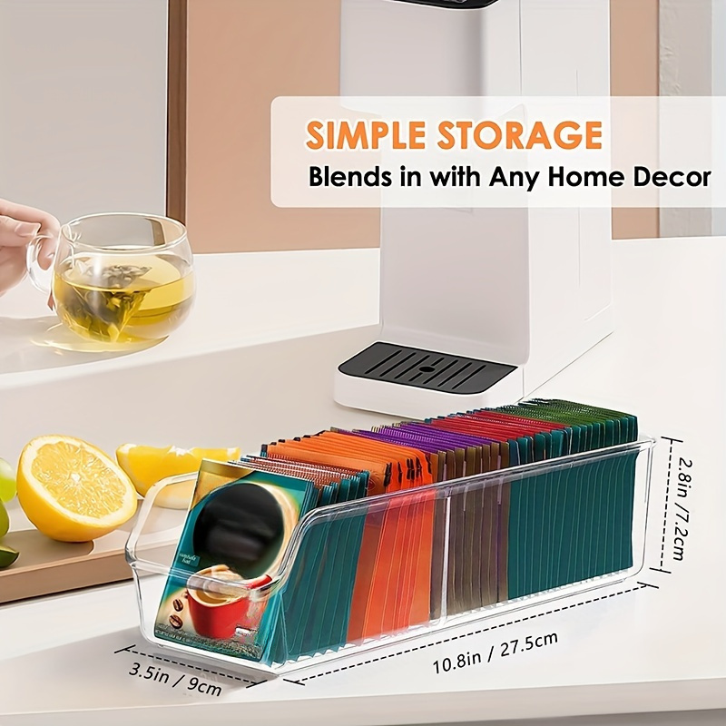 1pc Clear Tea Bag Organizer Bo - đánh giá và giá Coffee Tea Bags