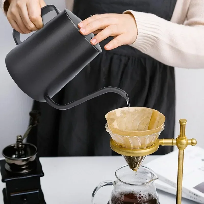 350/600ML Stainless Steel Drip - đánh giá và giá Coffee Tea Pot