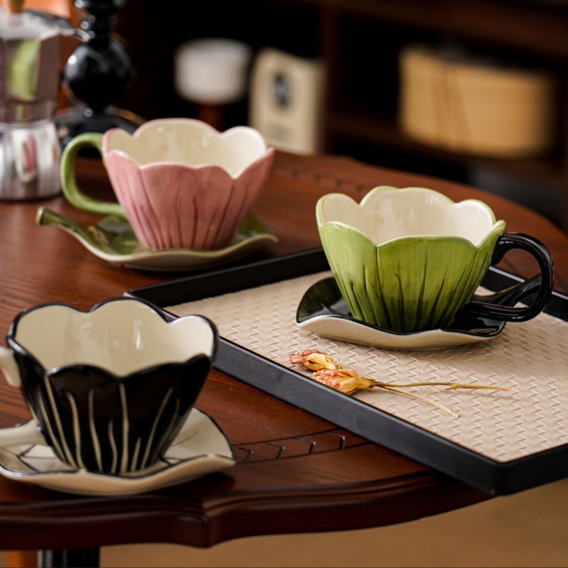 Irregular Hand-painted Coffee  - đánh giá và giá Coffee Tea Leaf