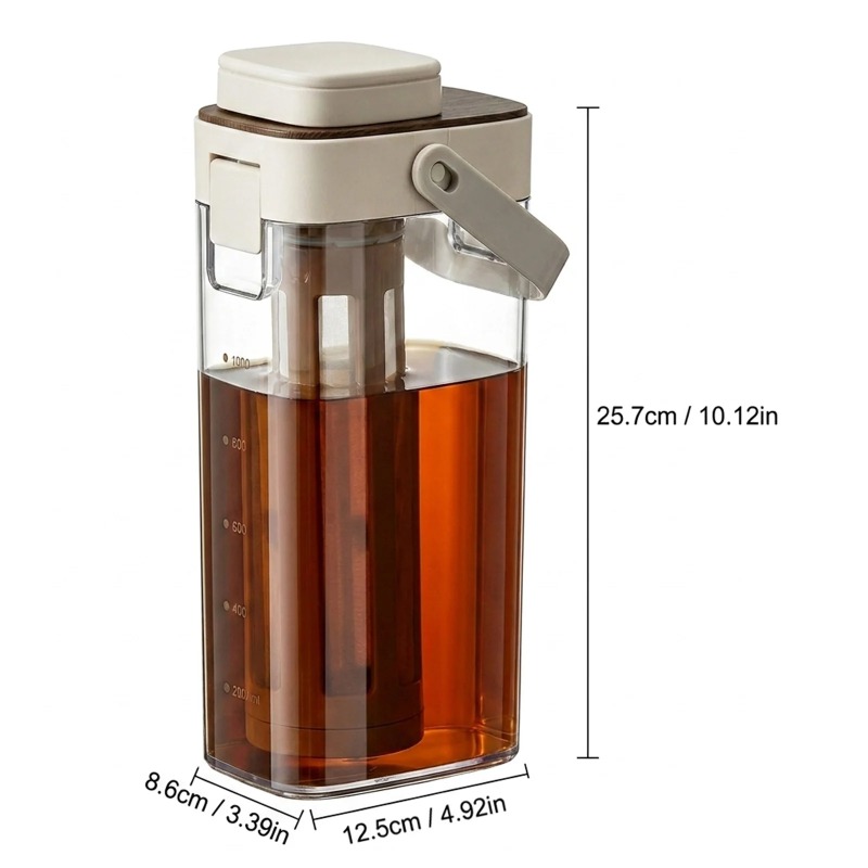 Cold Brew Coffee Pitcher Leak  - đánh giá và giá Coffee Tea Pot