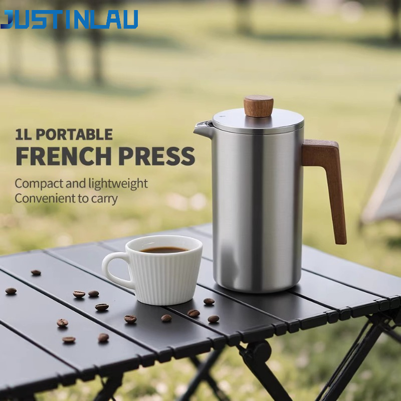JUSTINLAU 1000ml Stainless Ste - đánh giá và giá Coffee Tea Pot