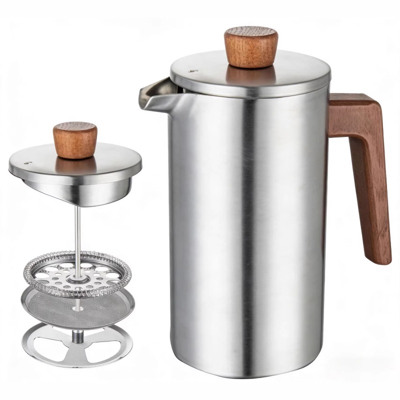 JUSTINLAU 1000ml Stainless Ste - đánh giá và giá Coffee Tea Pot