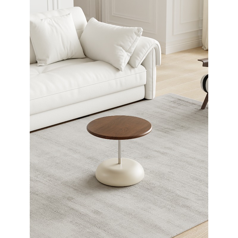 Round solid wood coffee table  - đánh giá và giá Young Tea Coffee