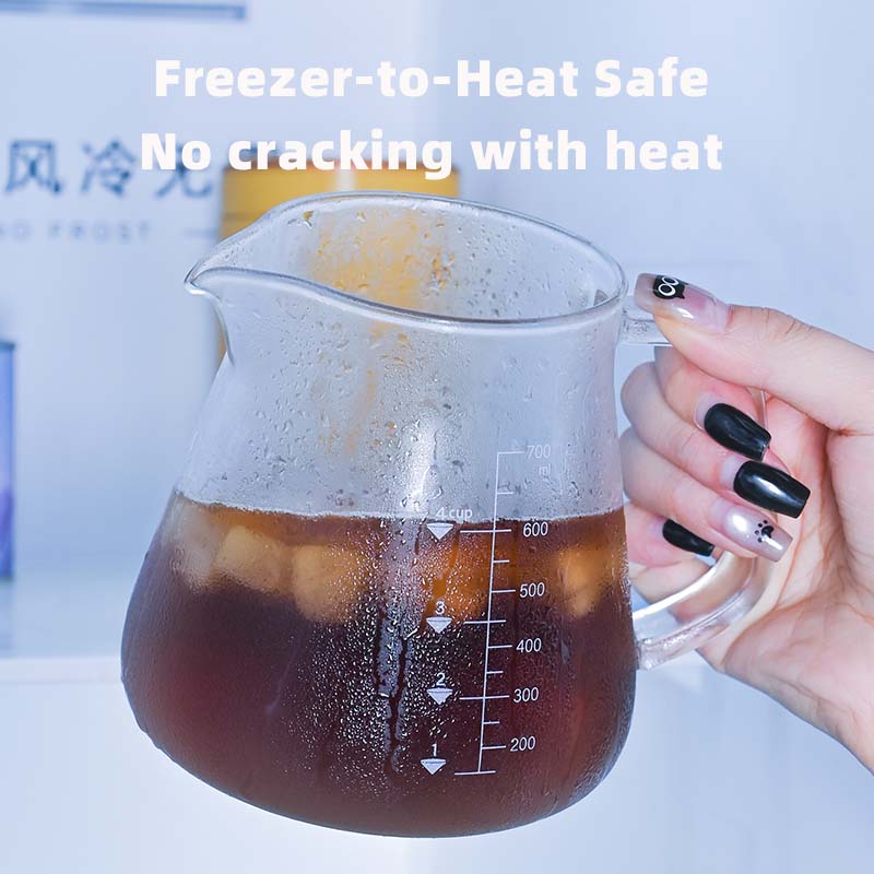 New High Borosilicate 700ml  G - đánh giá và giá Coffee Tea Pot