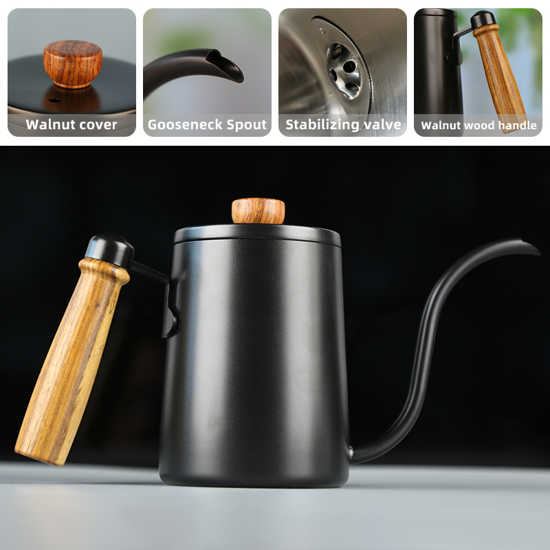 550ML Coffee Pot Milk Frothing - đánh giá và giá Coffee Tea Pot