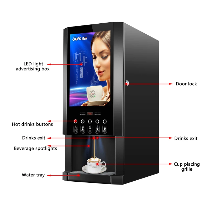 FirmHome StoreE-30SW Automatic - đánh giá và giá Coffee Tea Vending Machine For Office