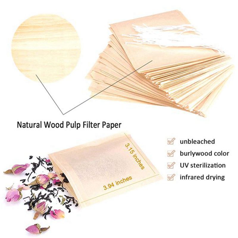 AS60-600 Pcs Tea Filter Bag Di - đánh giá và giá Coffee Tea Leaf
