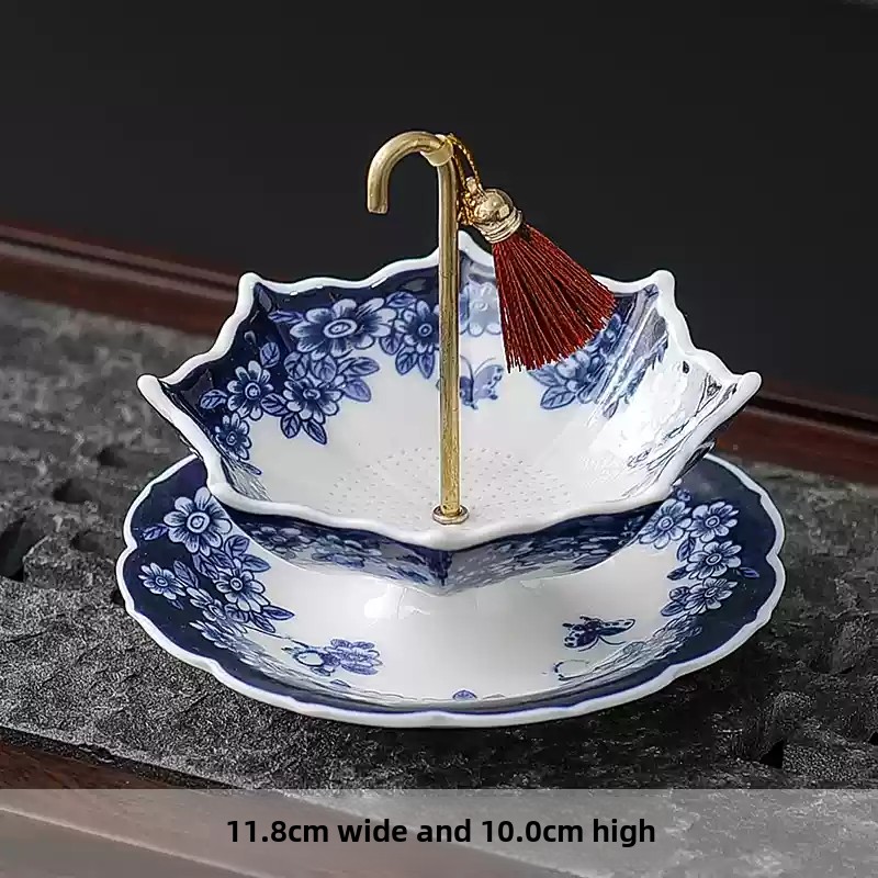 Chinese Blue White Porcelain U - đánh giá và giá Coffee Tea Leaf