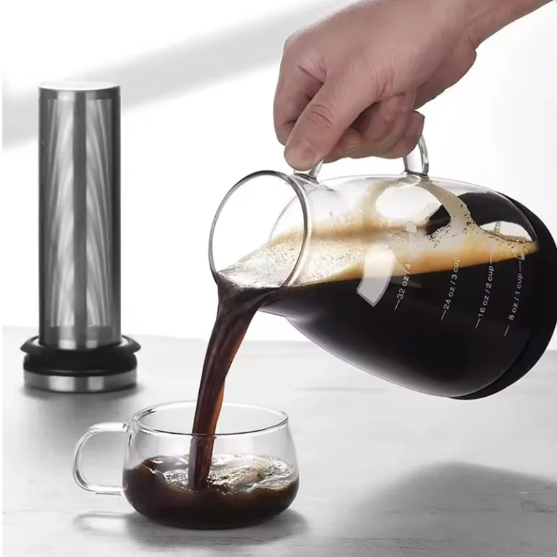 960ml Espresso Ice Drip Maker  - đánh giá và giá Coffee Tea Pot